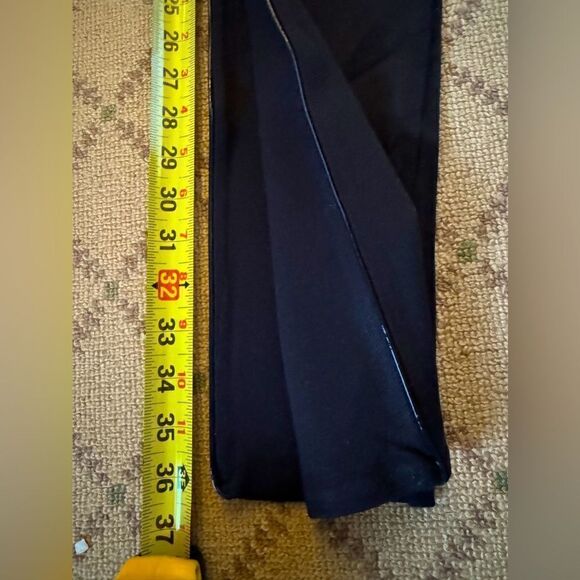 Tory Burch Charcoal texturized Leggings with side seam detail.  XS - Picture 3 of 11